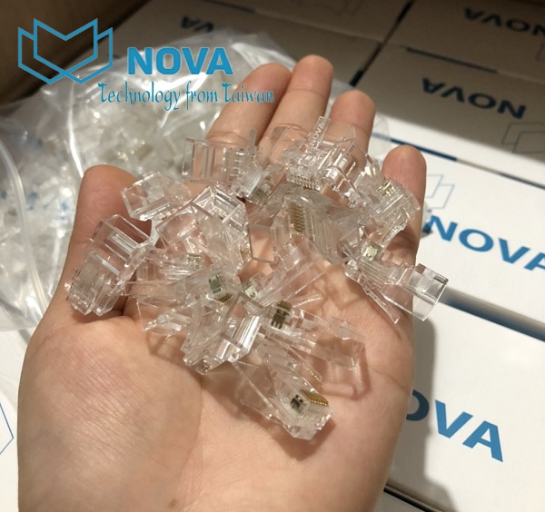 Hạt mạng RJ45 Cat5E UTP NOVA chính hãng - CC-01-00052